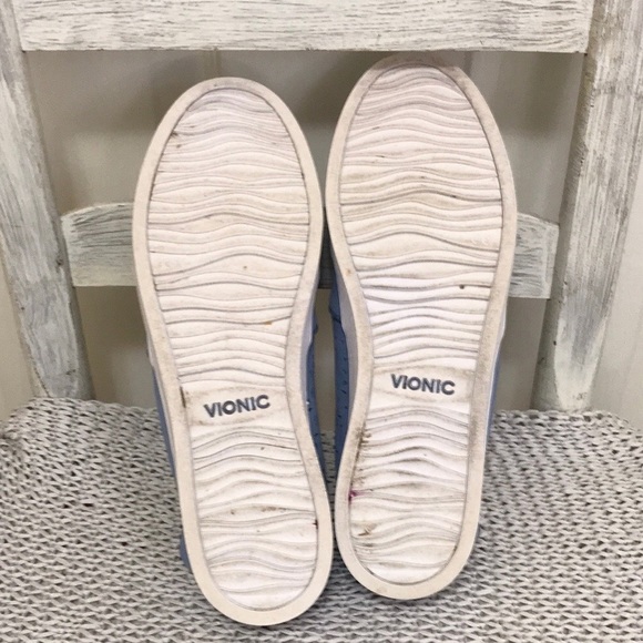 Vionic Splendid Midi Perforated Slip-On Blue - Picture 16 of 16
